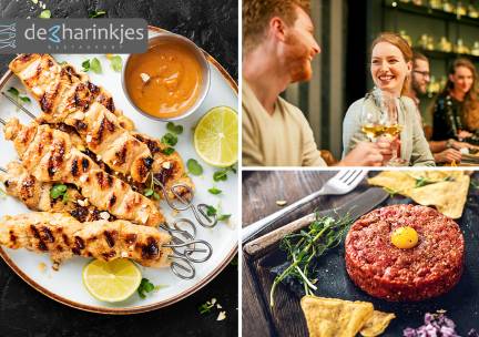 3-gangen keuzediner of proeverij om te delen bij De 3 Harinkjes