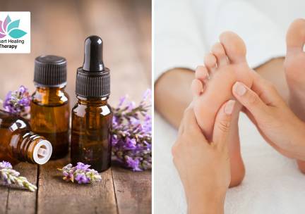 Voetbehandeling + onderbeen- en voetmasssage (40 min)