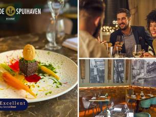 3-gangenlunch van de chef + amuse en brood bij Restaurant Aan de Spuihaven