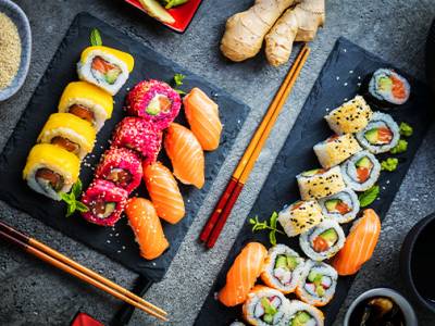 Afhalen: sushibox naar keuze bij Wereldgeluk