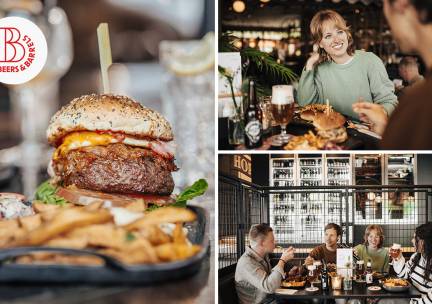 Burger + drankje + friet bij Beers & Barrels in hartje Utrecht