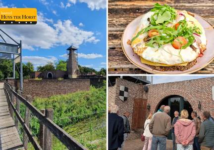 Rondleiding door kasteel (1,5 uur) + koffie of thee met gebak + 12-uurtje