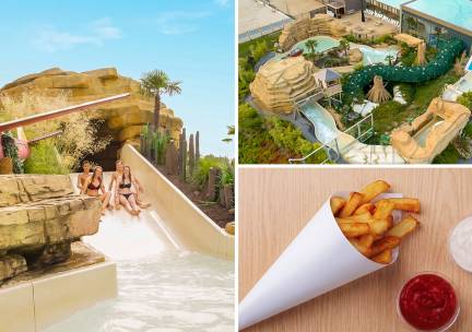 Entree voor Swimfun Joure + friet en saus