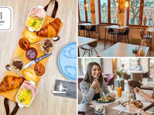 Ontbijtplank bij Dapper FoodcafÃ©