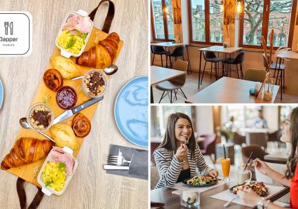 Ontbijtplank bij Dapper FoodcafÃ©