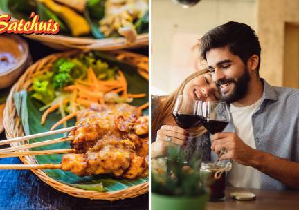 Indonesisch 3-gangen tapasdiner bij Restaurant SatÃ©huis