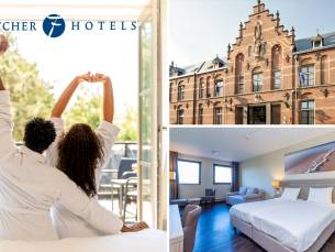 Overnachting voor 2 + evt. ontbijt en 3-gangendiner bij Fletcher Hotels