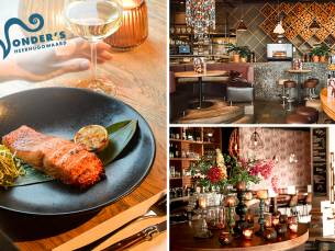 3-gangendiner Ã  la carte bij Wonder's Heerhugowaard