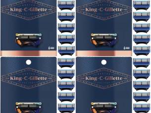 King C Gillette 24 Fusion scheermesjes