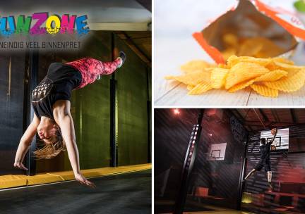 Jumpen (1,5 of 2 uur) + jumpsokken + zakje chips