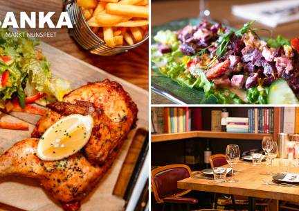 3-gangendiner Ã  la carte bij Banka Nunspeet