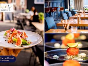 2-gangenlunch of 3-gangendiner van de chef bij Restobar Saluut in hartje Vught