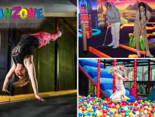 Jumpen + glow-minigolf + evt. entree indoor speeltuin of frisdrank naar keuze