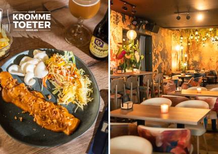 3-gangen keuzediner bij Grand Café de Kromme Toeter