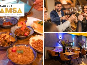 Onbeperkt culinaire tapas + evt 2 drankjes bij Restaurant Samsa