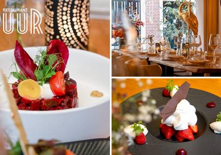 3-gangen keuzediner + amuse bij Restaurant Puur