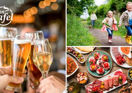 Luxe high beer/wine of wandelarrangement bij Restaurant Aan Tafel