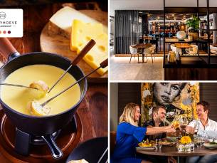 Kaasfondue bij Brasserie de Leyhoeve