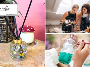 Workshop geurstokjes maken of kaars gieten (1,5 Ã  2 uur) + drankje en snack