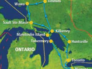 Great Lakes Treasures (17 dagen)