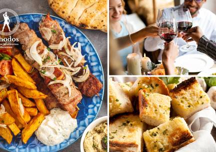 Grieks 3-gangen keuzediner bij Restaurant Rhodos