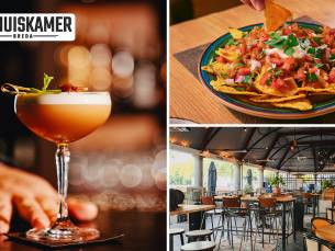 Borrelarrangement met 3 drankjes naar keuze + nacho's in hartje Breda