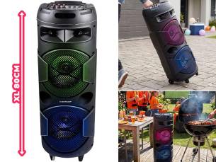 Speaker Draadloos Met LED Verlichting 80 cm - Maak Elk Feest Compleet! ...