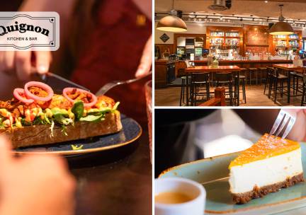 2- of 3-gangenlunch bij Grand Cafe Quignon in hartje Utrecht