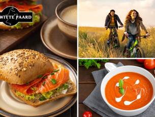 2-gangen keuzelunch of wandel- of fietsarrangement bij Het Witte Paard Ziewent