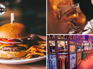 Burger naar keuze + friet + mayo bij Bar New York Roosendaal