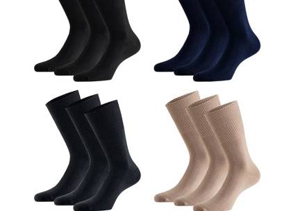 3-Pack Comfort Essentials Antipress Diabetes Sokken