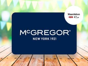 Waardebon t.w.v. &euro;20 te besteden bij McGregor