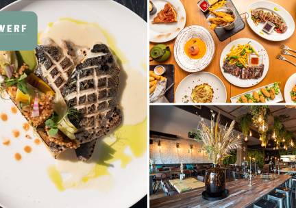 All-You-Can-Eat (2,5 uur) of 3-gangendiner van de chef bij WERF Bar & Diner