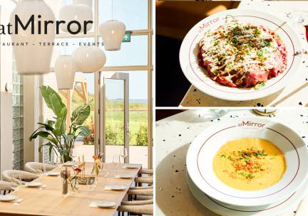 2- of 3-gangen keuzelunch bij atMirror in hartje Monnickendam