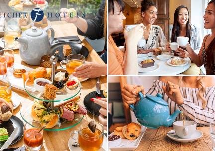 High Tea, High Wine, High Beer of High Bubbles voor 2 bij Fletcher Hotels