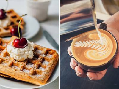 Wafel + warme drank in hartje Alkmaar