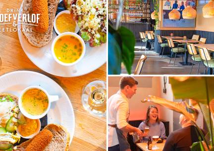 Lunch bij Drink & Eetlokaal Proefverlof in hartje Leeuwarden
