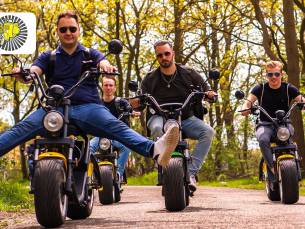 Huur e-chopper (2,5 uur)