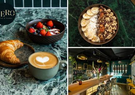 Luxe ontbijtplank of yoghurt met toppings + warme drank bij Nero coffee & foodbar