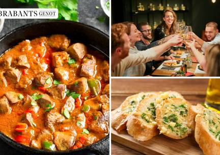 Lunchproeverij of shared dining-diner bij Restaurant 'T Brabants Genot