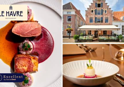 3-, 4-, 5- of 6-gangenlunch bij Restaurant Le Havre