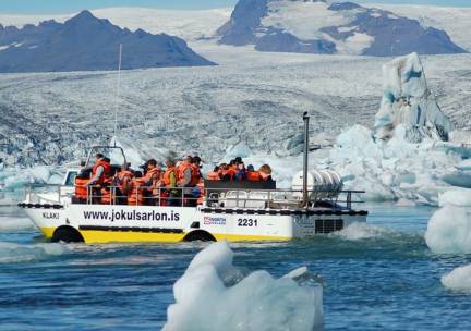 J&ouml;kuls&aacute;rl&oacute;n Glacier Lagoon Amfibieboot tour