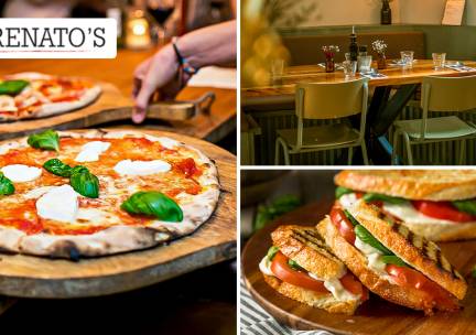 2 panini's of pizza's naar keuze bij Renato's Foodhallen in Amsterdam-West