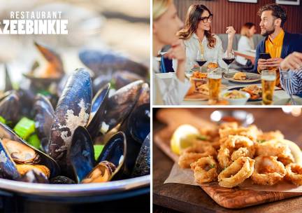 4-gangen mosseldiner bij Restaurant Zeebinkie
