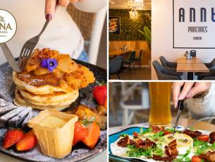 3-gangendiner Ã  la carte of kaasfondue + dessert bij Anna Pancakes