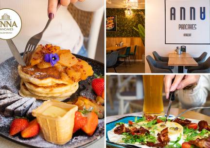 3-gangendiner Ã  la carte of kaasfondue + dessert bij Anna Pancakes