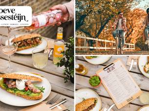 Fiets- of wandelarrangement + warme drank + gebak + 12-uurtje bij Hoeve Essesteijn