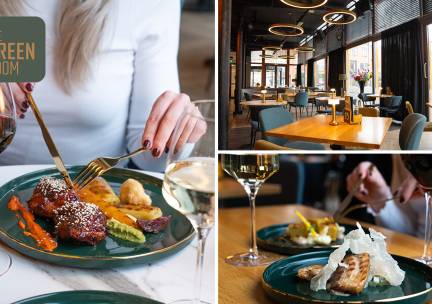 3-gangendiner Ã  la carte + amuse bij The Green Room