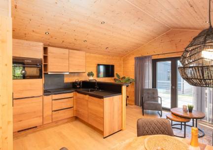 Terras Lodge met sauna en hottub - 2 personen