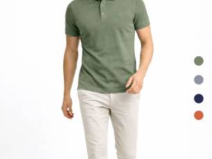 Mario Russo Polo met Knoopjes Vittorio